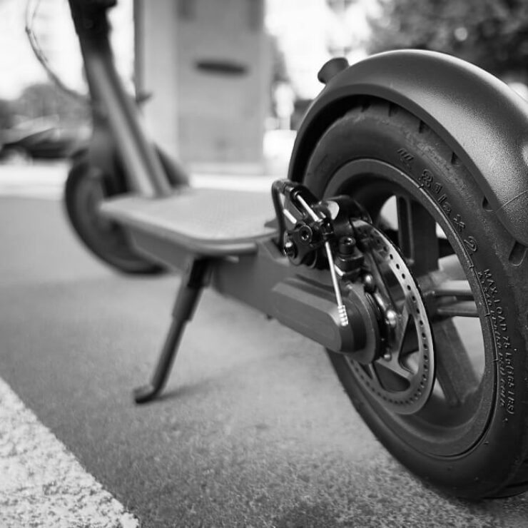 Scooter back tyre image for portfolio