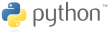 Python logo and wordmark