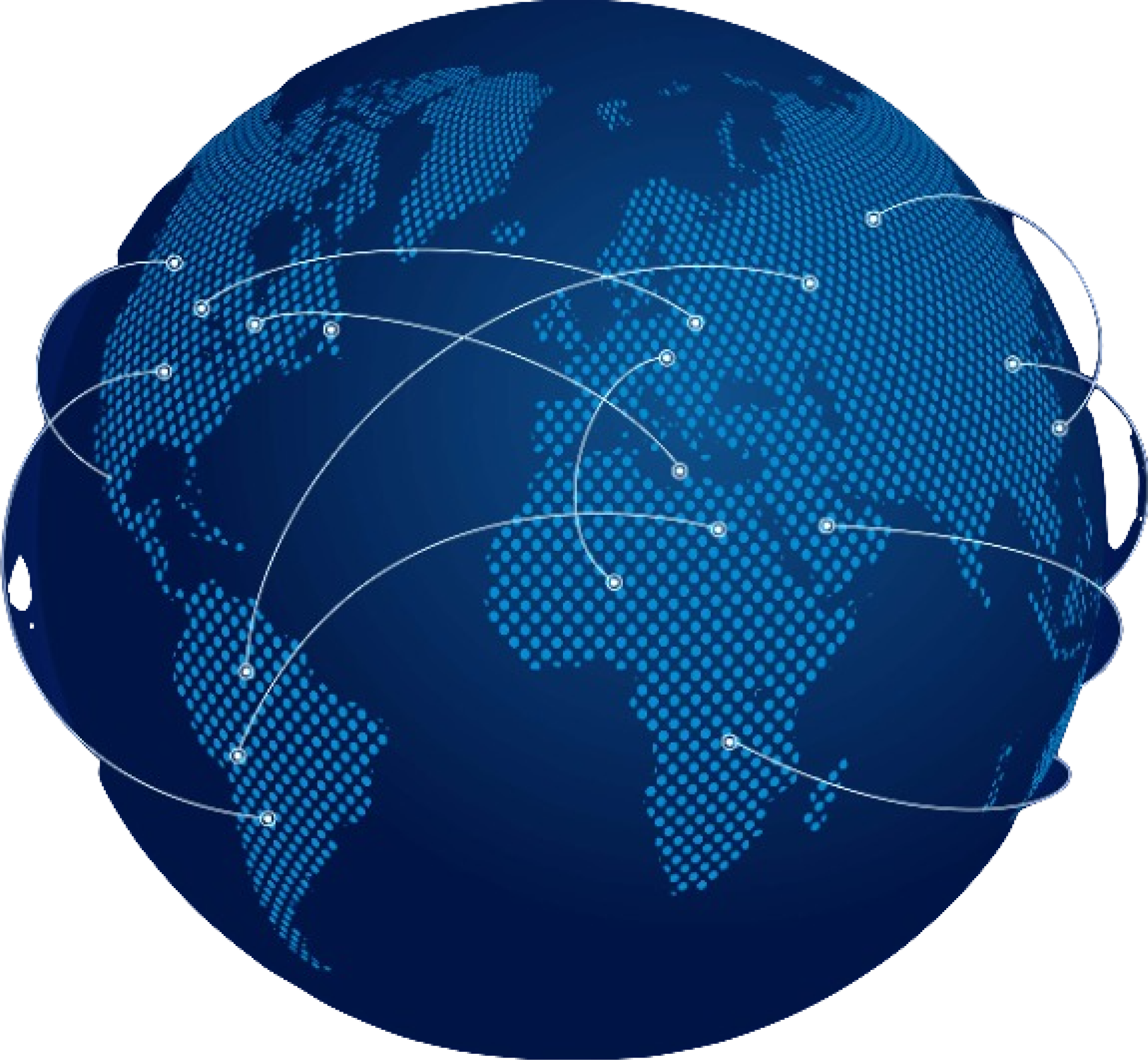 vector digital earth global network